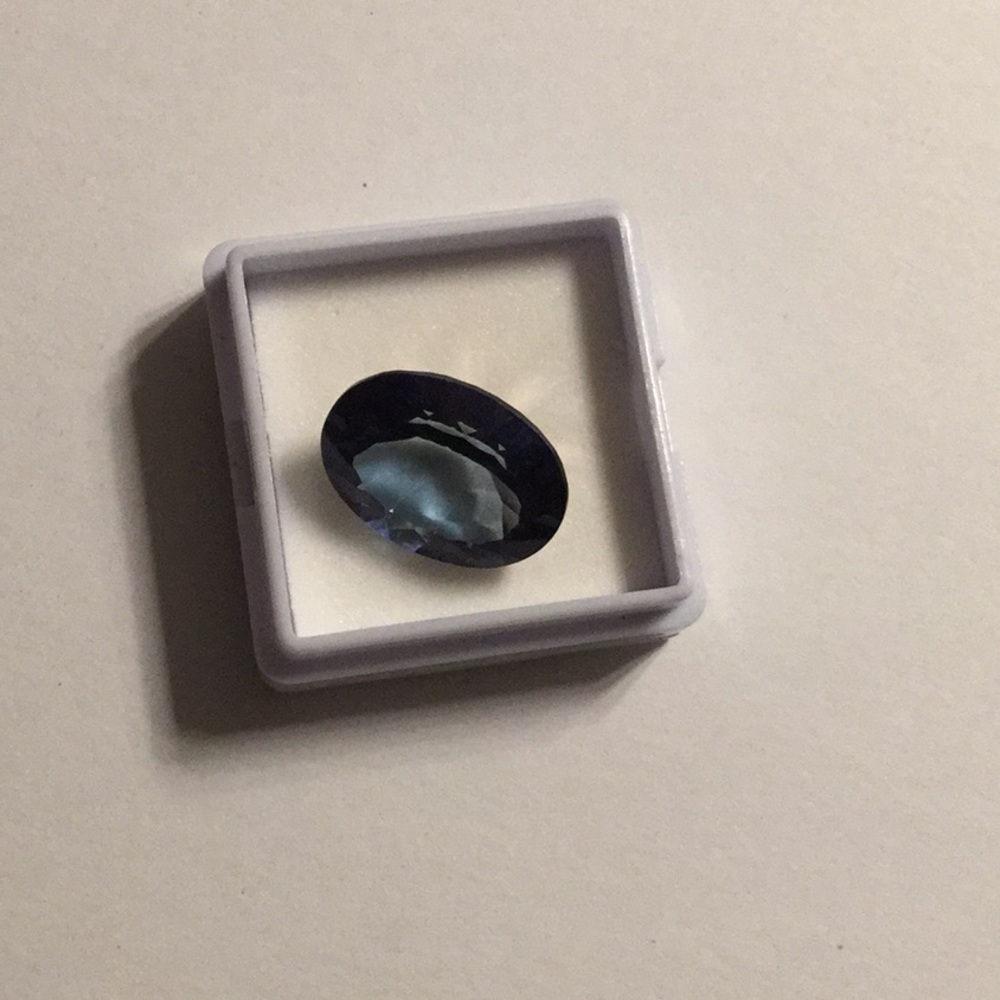 Treated Blue Passion topaz 16x12 loose stone